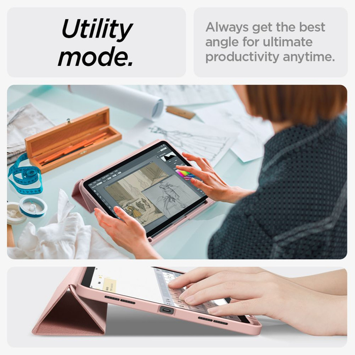 Case Spigen Urban Fit iPad Air 10.9 4 / 5 / 2020-2022 / 6 7 / 2024-2025 Rose Gold Case