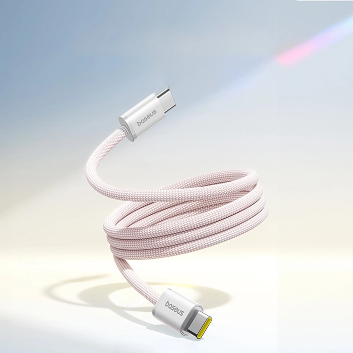 Kabel Baseus Dynamic 4 Pro 100W USB-C - USB-C 1m - różowy