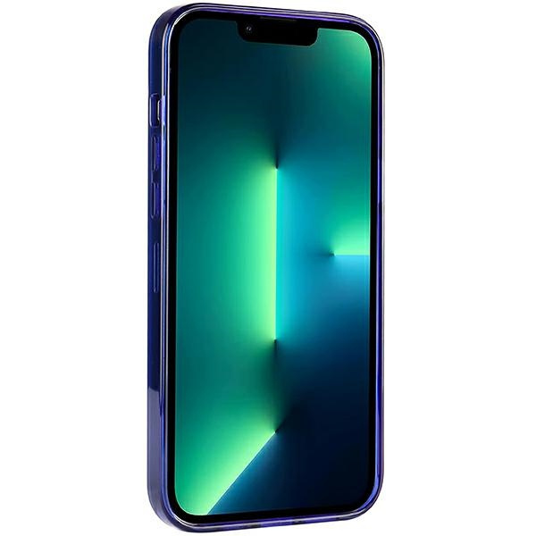 Audi IML Big Logo MagSafe Case iPhone 13 Pro Max 6.7" niebieski/navy blue hardcase AU-IMLMIP13PM-Q5/D2-BE