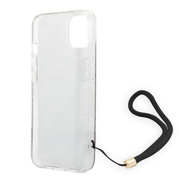 Guess GUOHCP14MH4STW iPhone 14 Plus 6,7" braun/braun hartcase 4G Print Strap