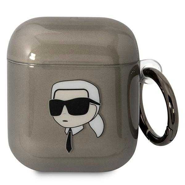 Cover Karl Lagerfeld AirPods 1/2 cover nero/nero Karl's Head