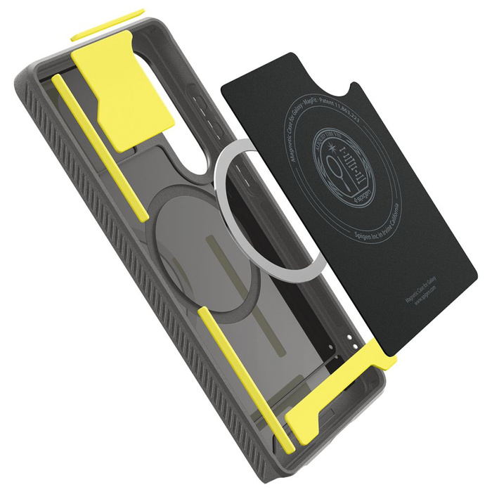 Spigen Rugged Armor Mag MagSafe GALAXY S25 ULTRA MARMOR GRAU