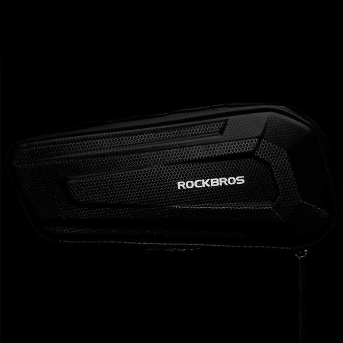 Sacoche de vélo étanche Rockbros B66 pour cadre - noir