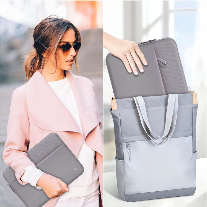 ETUI NA LAPTOPA 13-14 TECH-PROTECT SLEEVE SZARE