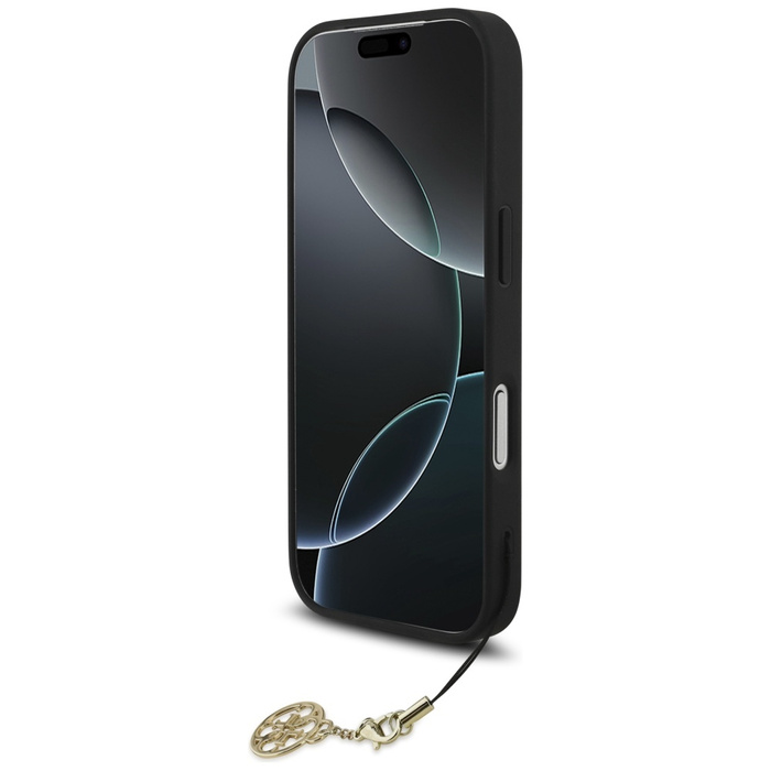 Etui Guess 4G Charms Collection MagSafe  do iPhone 17 Pro czarny