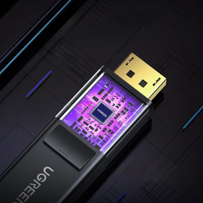 Ugreen jednosměrný kabel DisplayPort na HDMI 4K 30Hz 32 AWG 3m černý (DP101 10203)