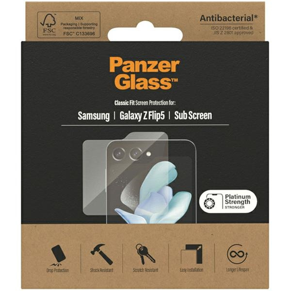 PanzerGlass Classic Fit Samsung Z Flip 5 F731 Screen Protection Antibacterial 7337