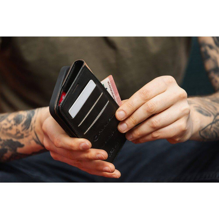 FORCELL F-PROTECT RFID Blocker Book kabura do IPHONE 14 Pro czarny