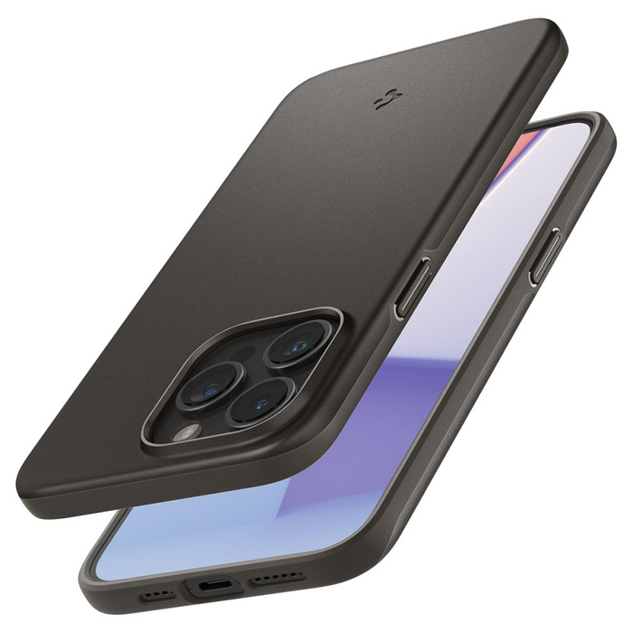 Cover Spigen Thin Fit iPhone 15 Pro Gunmetal Case