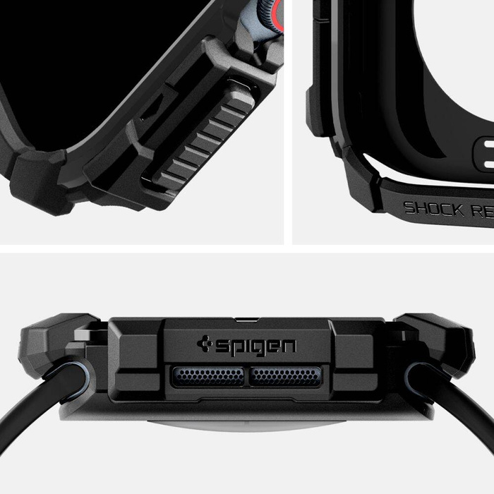 Spigen Rugged Armor Apple Watch MATTE 10 (42 MM) NERO