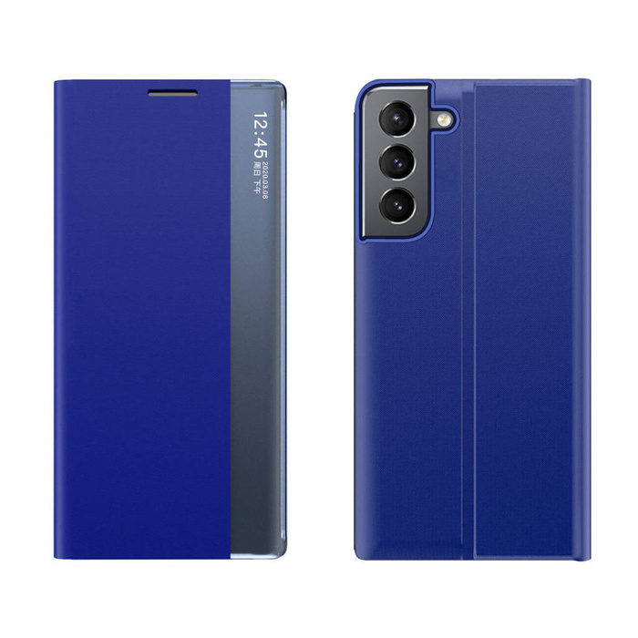 Nouveau Sleep Case pour Samsung Galaxy A14 couverture avec support rabattable bleu