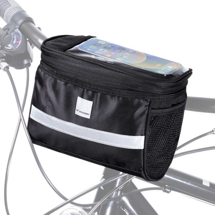 Wozinsky bicycle handlebar bag 2L black (WBB12BK)