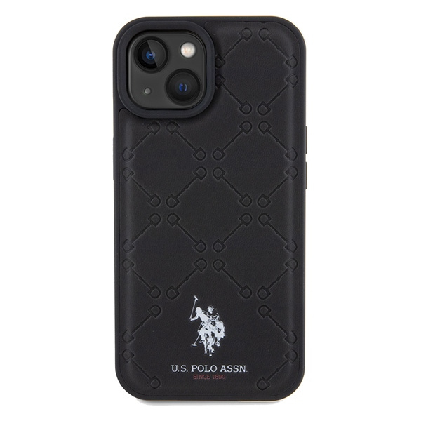 Etui US Polo USHCP15SPYOK iPhone 15 / 14 / 13 6.1" czarny/black Yoke Pattern Case