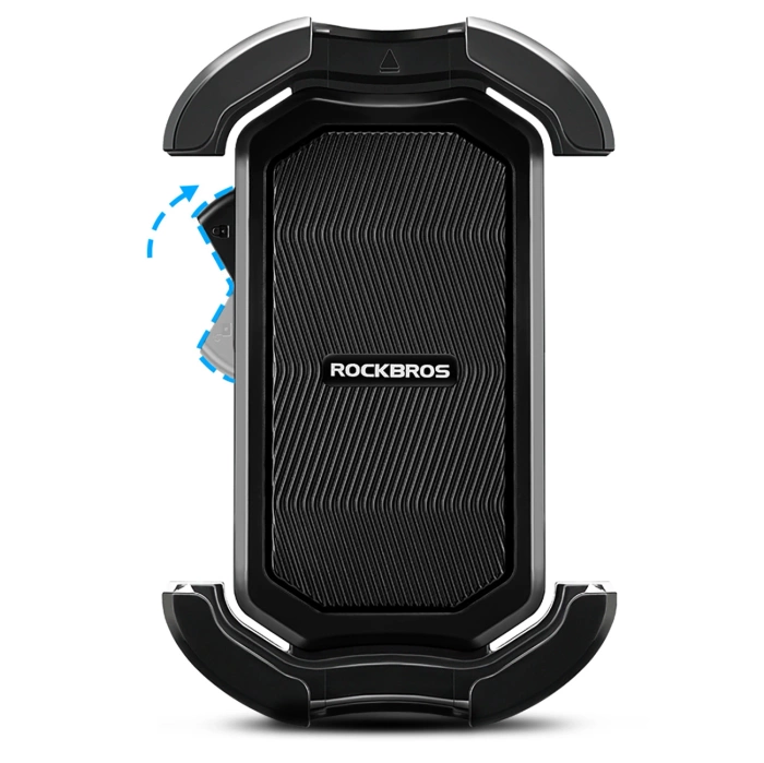 Rockbros 25210032005 Motorradspiegel-Handyhalter – Schwarz