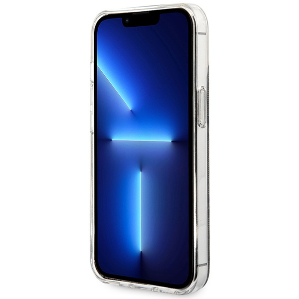 Súprava Puzdro Guess Case+ nabíjačka iPhone 13 Pro hnedá/hnedá tvrdá case 4G Tlač MagSafe