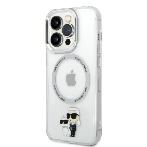 Etui Karl Lagerfeld iPhone 14 Pro Max 6,7" hardcase transparent IML NFT Karl&Choupette Magsafe