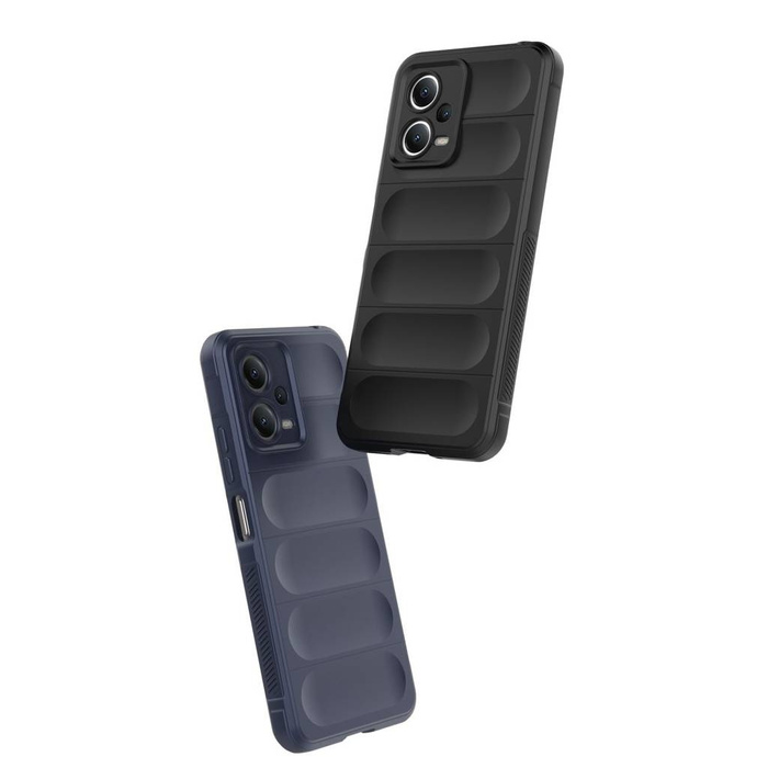 Custodia Magic Shield per Xiaomi Redmi Note 12 5G / Poco X5 5G Custodia flessibile per armatura nera