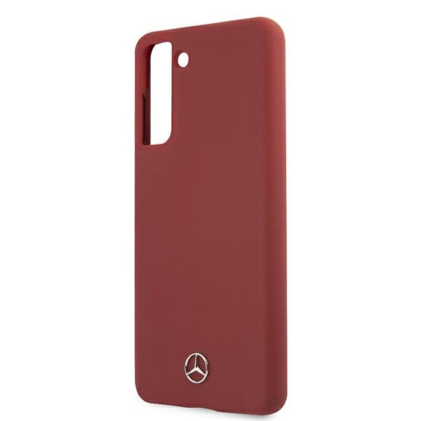  MERCEDES Samsung Galaxy S21 Silicone Line MEHCS21SSILRE Red Hardcase