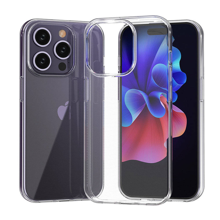 Coque iPhone 15 Pro de la série Ultra Clear de couleur transparente