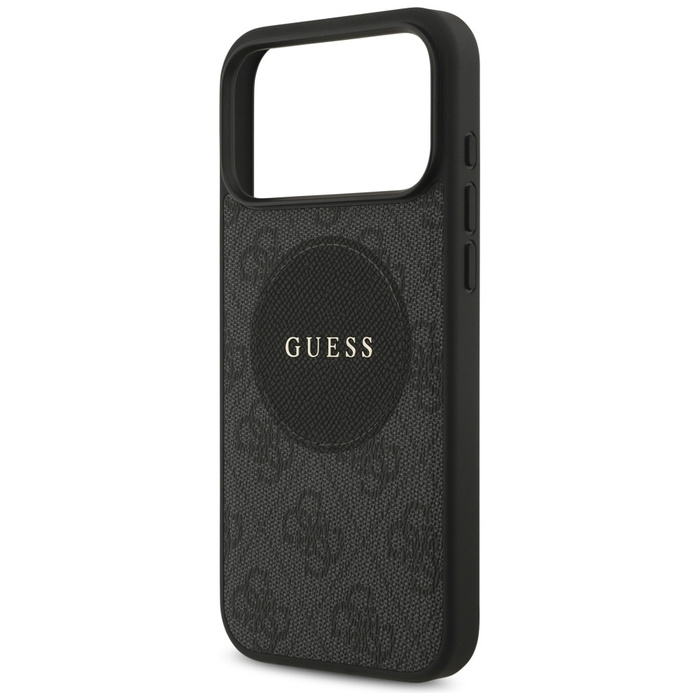 Etui Guess 4G Circle Classic Logo        MagSafe do iPhone 17 Pro Max czarny
