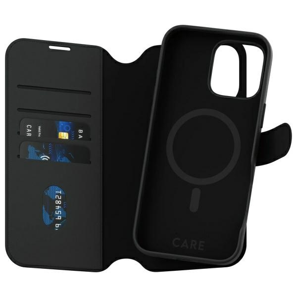 Etui CARE by PanzerGlass Feature Tango   2in1 Wallet iPhone 16 Pro Max 6.9" MagSafe czarny/black 1332