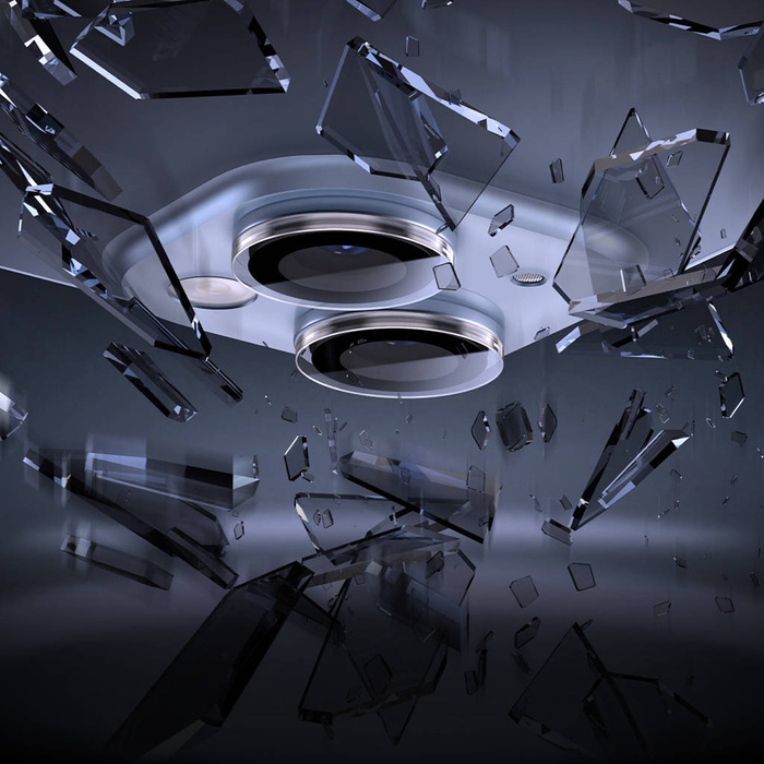 Cristal templado Baseus para iPhone 14 / iPhone 14 Plus lentes de cámara transparentes + kit de limpieza