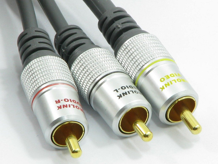 PROLINK 3RCA - SVHS4P + 3,5 STR Kabel 3m TCV5510