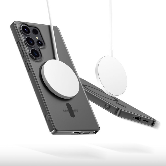 Etui TECH-PROTECT MAGSLIM MAGSAFE GALAXY S25 EDGE MATTE/BLACK