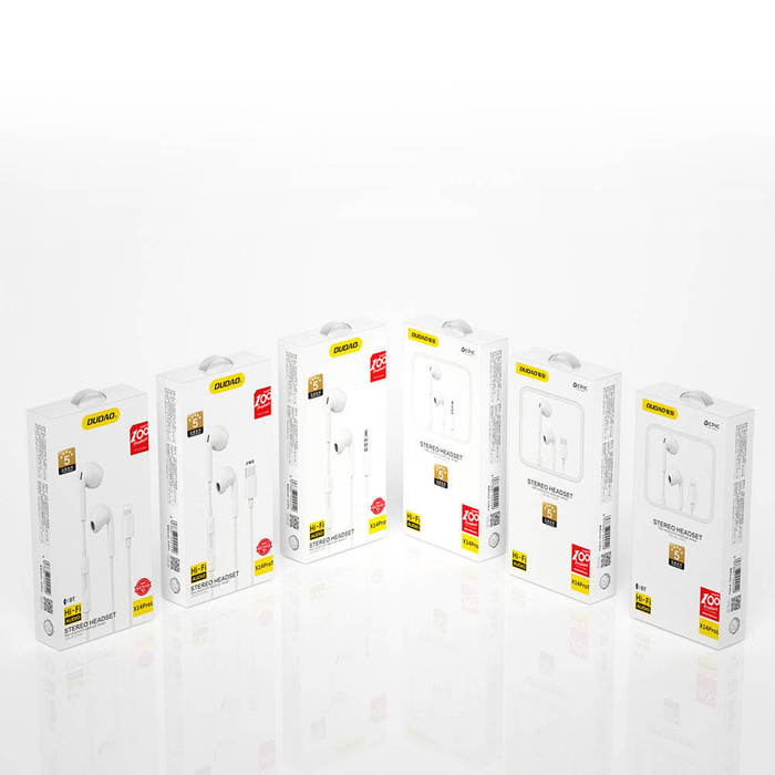 Dudao X14PROL-W1 con conector Lightning blanco (X14PROL-W1)