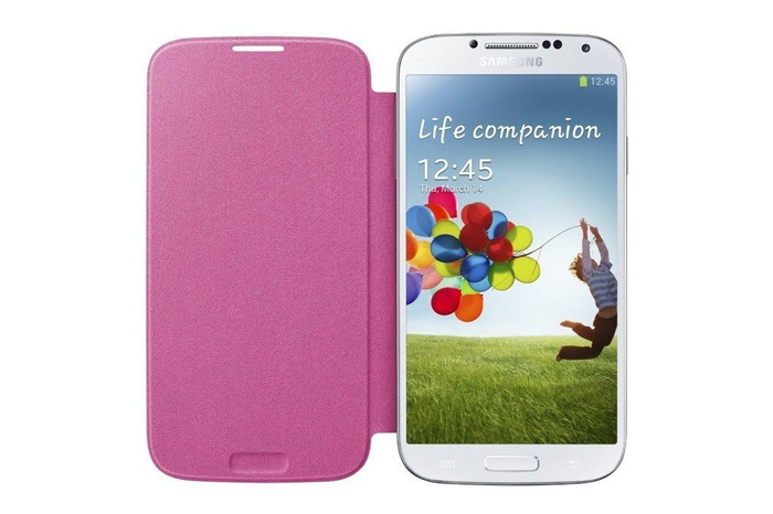 Case SAMSUNG Galaxy S4 SIV I9500 I9505 Flip Case EF-FI950BGESTA Pink