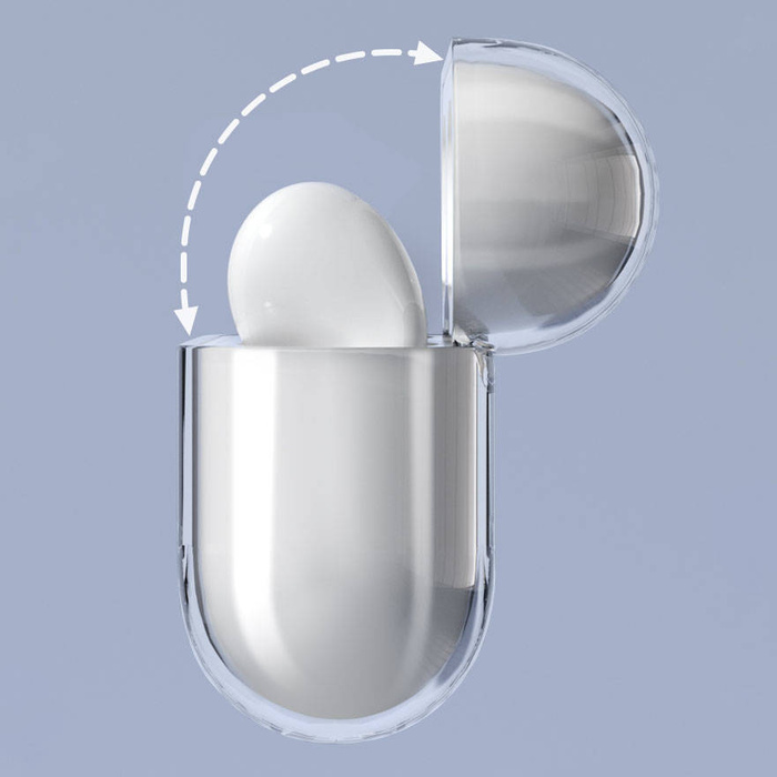 Custodia per auricolari resistente e trasparente per Apple AirPods 3 (custodia A)