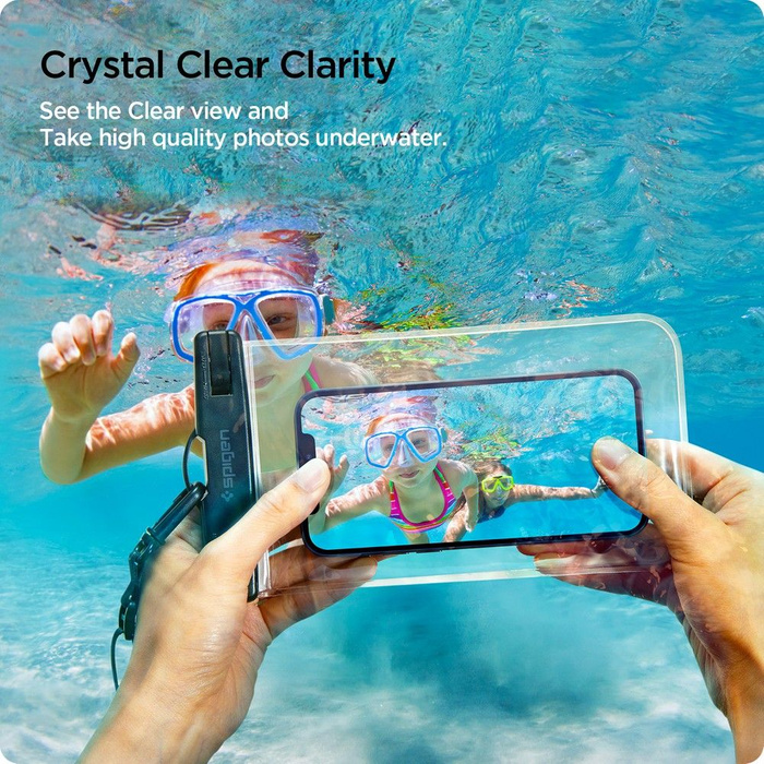 Cover Impermeabile Spigen A601 2-Pack Crystal Clear