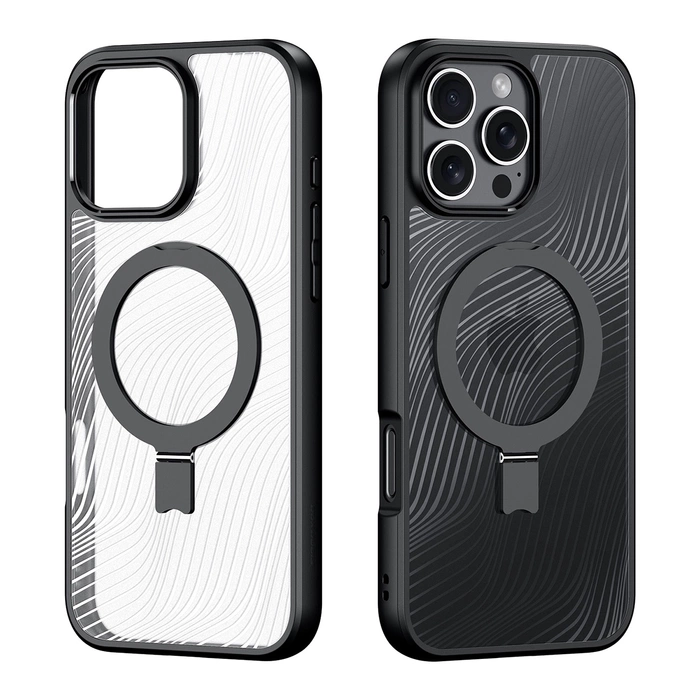 Dux Ducis Aimo Mag case with MagSafe and stand for iPhone 16 Pro - black