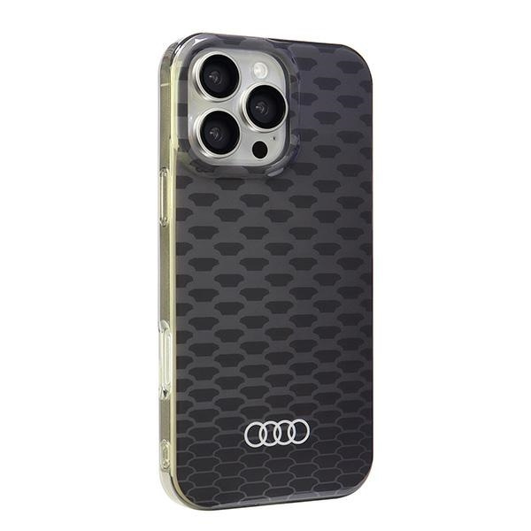 Audi IML Stitching Pattern MagSafeiPhone 16 Pro Max 6.9" czarny/black hardcase AU-IMLMIP16PM-Q5/D3-BK