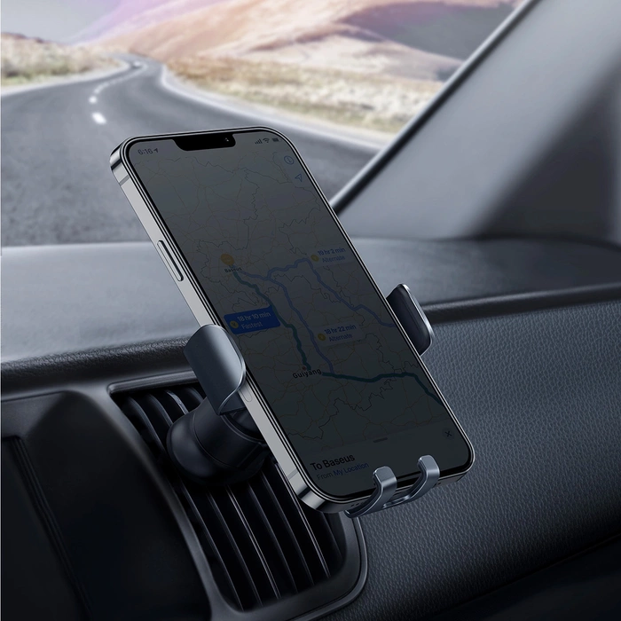 Baseus Metal AgeⅡ Gravity Car Mount （Air Outlet Version） Dark Gray