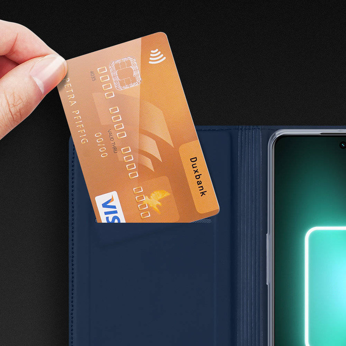 Coque Dux Ducis Skin Pro pour Realme GT Neo 5 / Realme GT3 Flip Cover Card Wallet Stand Noir