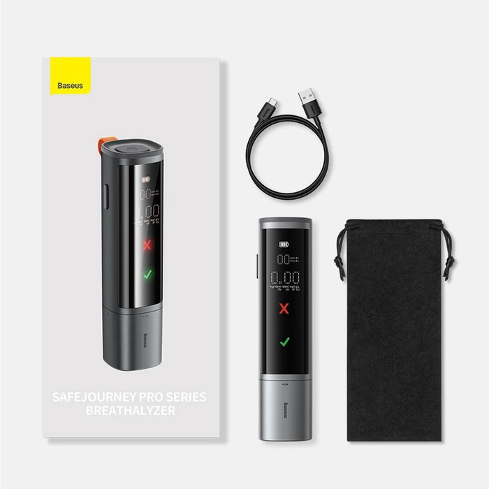 Etilometro Baseus SafeJourney Pro Series 470mAh grigio