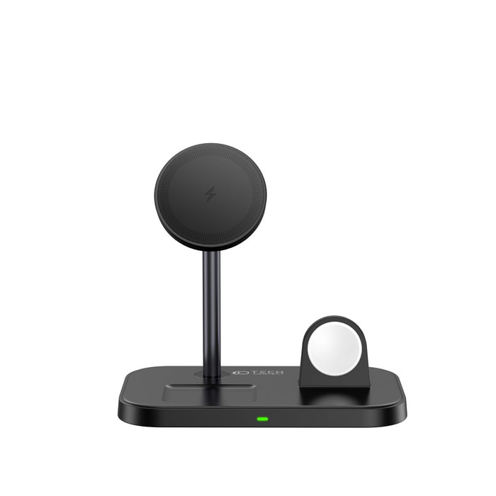 TECH-PROTECT QI15W A22 3IN1 MagNETIC MagSafe WIRELESS CHARGER BLACK