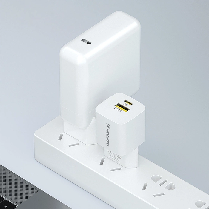 Wozinsky WWCEAC GaN USB-A USB-C 33W wall charger - white