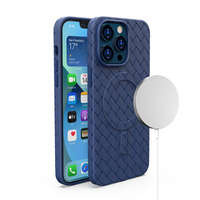 Étui tissé MagSafe pour iPhone 15 Pro - bleu marine