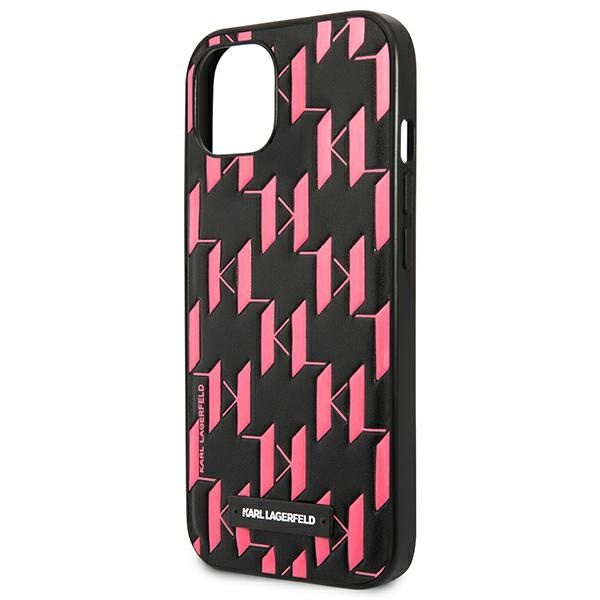 Karl Lagerfeld KLHCP13MMNMP1P iPhone 13 6.1" hardcase pink/pink Monogram Plaque