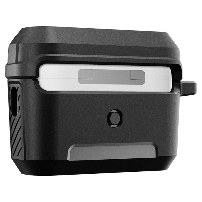Hülle Spigen LOCK FIT AIRPODS PRO 1 / 2 MATTE SCHWARZ