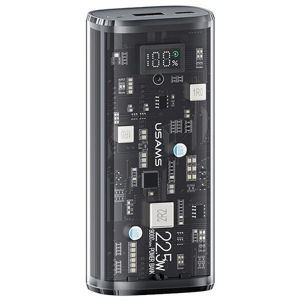 USAMS Powerbank 9000mAh PD 20W QC3.0+PD Dual-Port Fast Charge black/black 10KCD18901(US-CD189)