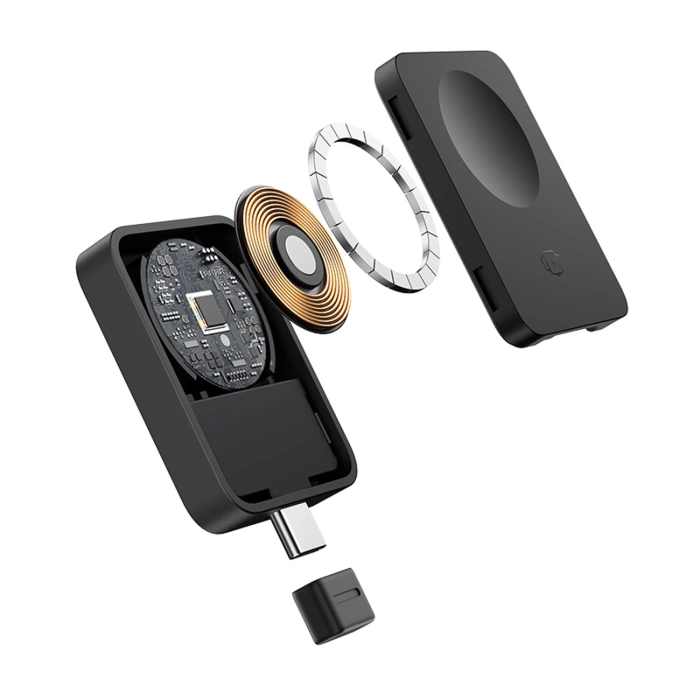 Baseus MagPro 2,5W magnetisches induktives Ladegerät für Apple Watch - Schwarz