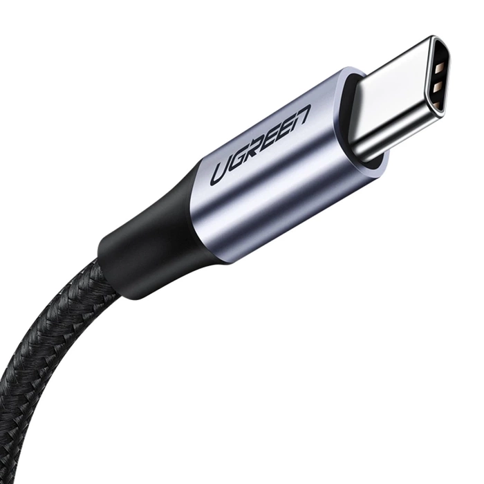 Ugreen CM556-Kabel mit USB-C- und DisplayPort 8K-Anschlüssen, 1 m lang – Grau