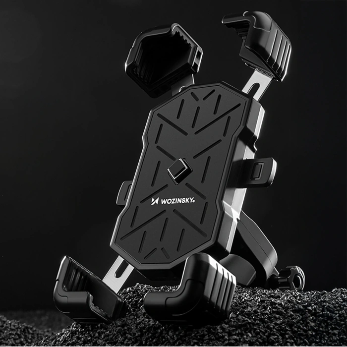 Uchwyt Wozinsky WUD-01B na telefon do roweru na kierownicę - czarny