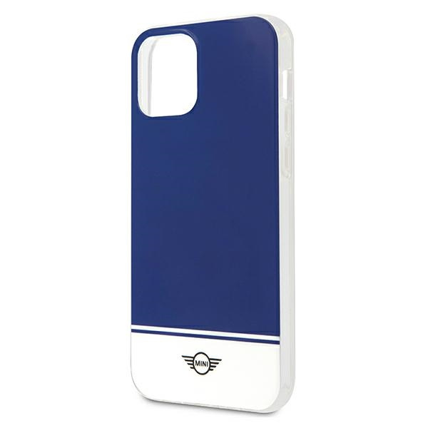 Mini MIHCP12MPCUBINA iPhone 12/12 Pro 6.1" marineblau/navy hart case Stripe Collection