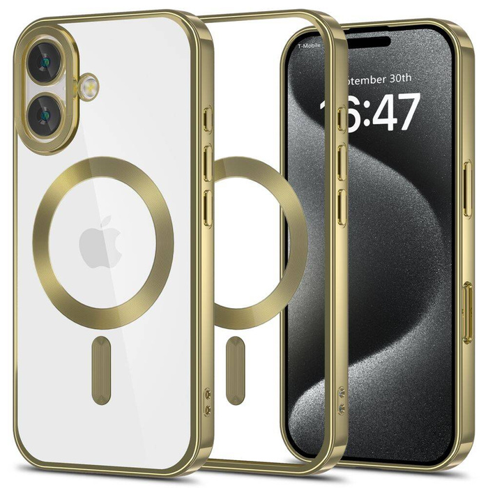 ETUI TECH-PROTECT MAGFLEX MAGSAFE IPHONE 16 SATIN GOLD