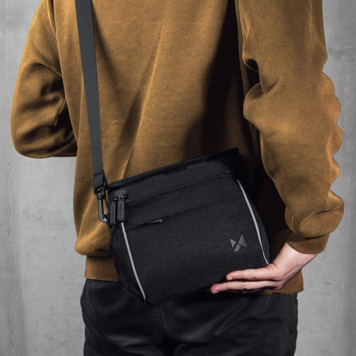 Wozinsky vélo guidon sac vélo sac à bandoulière noir (WBHBB-01)