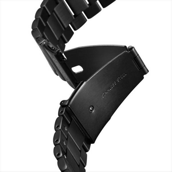 SPIGEN Modern Fit Band Samsung Galaxy Watch 46mm Schwarz Schwarz Gehäuse